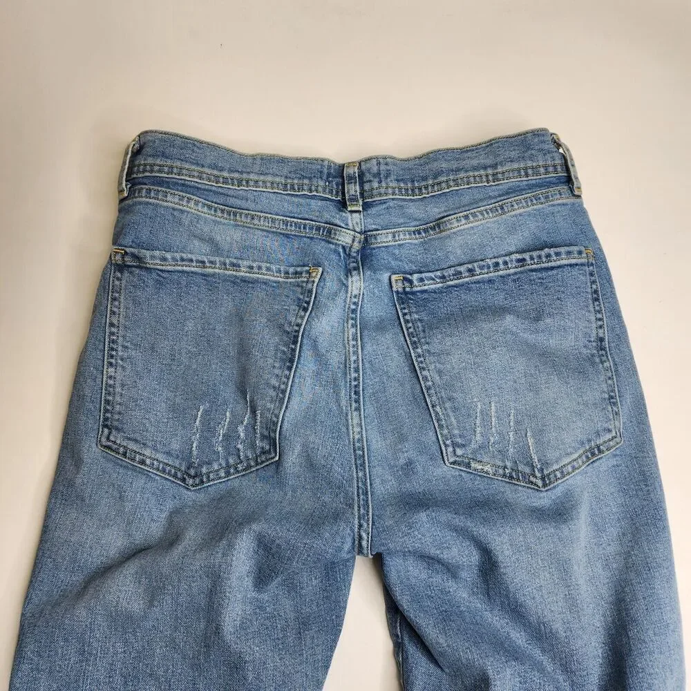 AGOLDE Roxanne Super‎ High Rise Distressed Jeans a051-812 Size 29